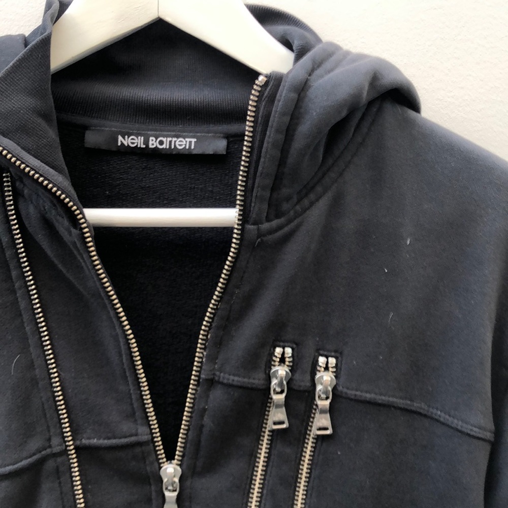 Neil Barrett men’s hoodie zippers